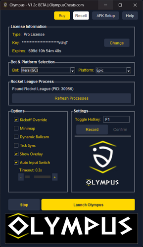 More information about "Olympus RL | BETA"