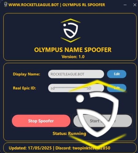More information about "Olympus RL | Name Spoofer"